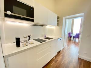 Kuchyňa alebo kuchynka v ubytovaní Steiner Residences Vienna Taborstrasse