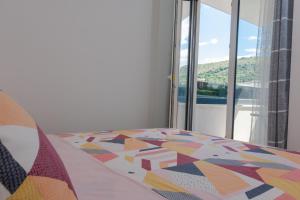 Posteľ alebo postele v izbe v ubytovaní Super modern Apartment Gold, Beautiful View