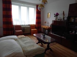 Posezení v ubytování Byt s výhľadom na Vysoké Tatry