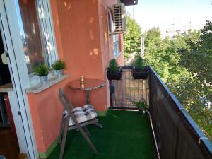 Balkon ili terasa u objektu Apartment Check In Zagreb Maksimir-free parking