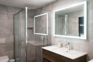 Kúpeľňa v ubytovaní Wellness Apartmán Pila Kvilda