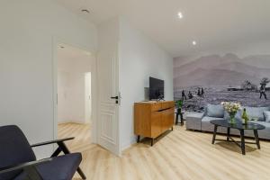 TV a/nebo společenská místnost v ubytování Apartamenty i pokoje Krupówki 16, Na Szczytach