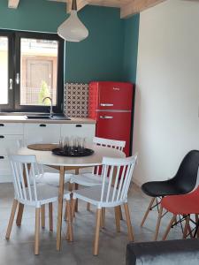 Kuchnia lub aneks kuchenny w obiekcie Jantarovnia