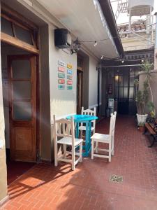 A balcony or terrace at Ferienhaus Hostel Salta