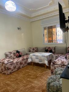 Ένα ή περισσότερα κρεβάτια σε δωμάτιο στο Lidappart chaouen