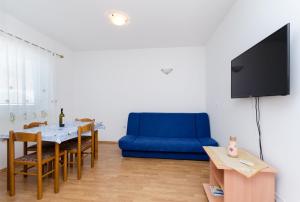 Televízia a/alebo spoločenská miestnosť v ubytovaní Apartments Alex