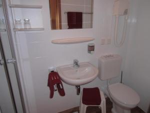 Ein Badezimmer in der Unterkunft Hotel-Gasthof Zum Freigericht