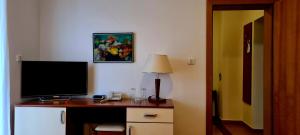 TV a/nebo společenská místnost v ubytování Hotel Fineso