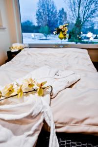 Postel nebo postele na pokoji v ubytování Hotel Fiuggi Terme Resort & Spa