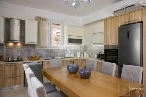 Kuchyň nebo kuchyňský kout v ubytování Villa Eurycleia - AKTI homes