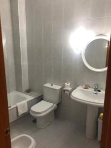 Ванная комната в Pensión Barqueiras 15