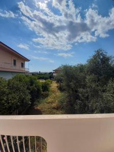 a view from the balcony of a house at Jenny's luxury flat near the center & Beach in Kalamata