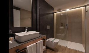 Koupelna v ubytování Hotel Cortabitarte