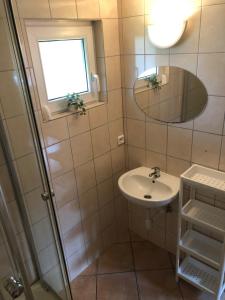 Koupelna v ubytování domki rainers + 36 fotografií