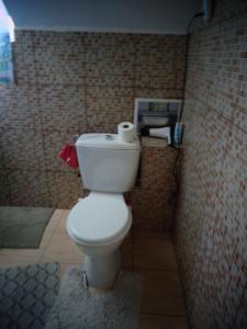 Kúpeľňa v ubytovaní Saltlake apartman