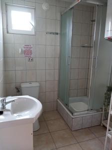 Koupelna v ubytování domki rainers