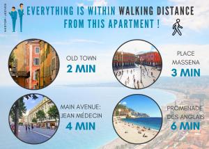 Nestor&Jeeves - PALM RIVIERA - Hyper center - Close Old Town and sea