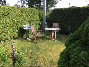 Ein Garten an der Unterkunft Ferienwohnungen Zinnowitz