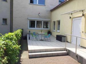 Ein Balkon oder eine Terrasse in der Unterkunft Ferienwohnungen Zinnowitz
