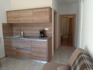Kuchyň nebo kuchyňský kout v ubytování Apartments EDO