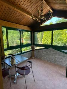 Balkón nebo terasa v ubytování Casa y Apartamento Rural Terra Celta en Salceda de Caselas