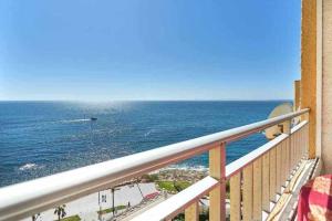 a view of the ocean from the balcony of a condo at Espanhouse Maestro sea view apartment in Torrevieja