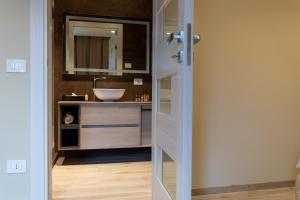 Koupelna v ubytování DiVino Rooms Deluxe