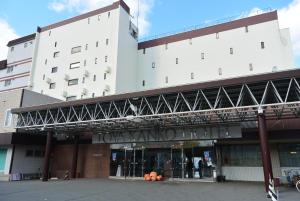 O edifício em que o ryokan se localiza