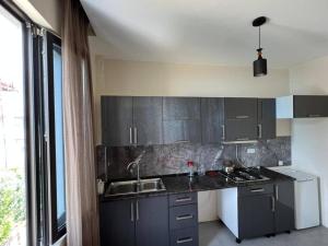 Kuchyň nebo kuchyňský kout v ubytování Guest House Nikola
