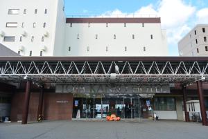 O edifício em que o ryokan se localiza