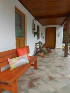 A seating area at Haus Rieder