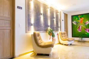 Posezení v ubytování HOTEl PLAZA REAL