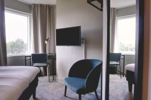 โทรทัศน์และ/หรือระบบความบันเทิงของ First Hotel Jönköping