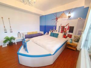 Letto o letti in una camera di 輕森嶼