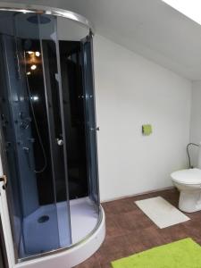 Kúpeľňa v ubytovaní Penzión u Coľa