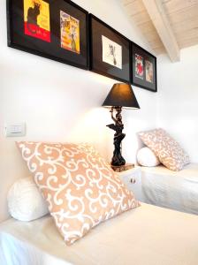 A bed or beds in a room at Agriturismo Podere Le Palaie