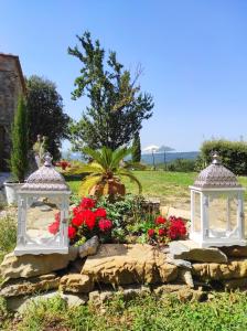 A garden outside Agriturismo Podere Le Palaie