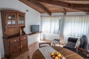 TV a/nebo společenská místnost v ubytování Casale De Filippo