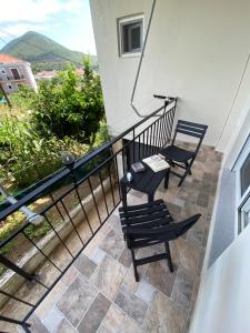 Balkón nebo terasa v ubytování Kaldis Apartment