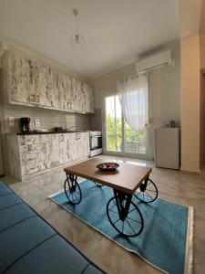 Kuchyň nebo kuchyňský kout v ubytování Kaldis Apartment