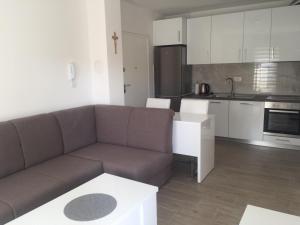 Kuchyň nebo kuchyňský kout v ubytování Apartman Lea Makarska