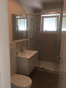 Koupelna v ubytování Apartman Lea Makarska
