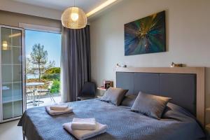 Postel nebo postele na pokoji v ubytování ANGELO Cafe Hotel + 37 fotografií
