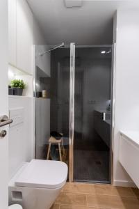 Koupelna v ubytování Impresionante apartamento en Plaza de Galicia