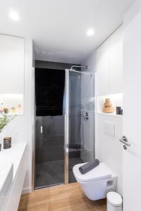 Koupelna v ubytování Impresionante apartamento en Plaza de Galicia