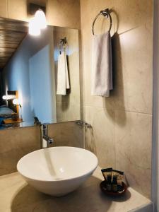 Koupelna v ubytování Hotel María del Tío Molcas