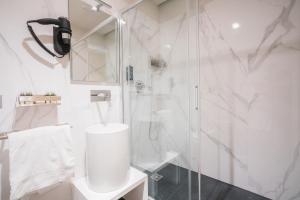 Een badkamer bij Relais Condotta
