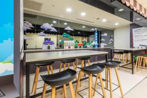 Restaurace v ubytování CU Hotel Taipei