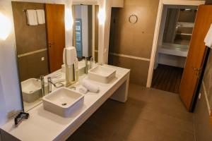 Koupelna v ubytování Kanapitsa Mare Hotel