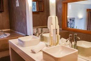 Koupelna v ubytování Kanapitsa Mare Hotel